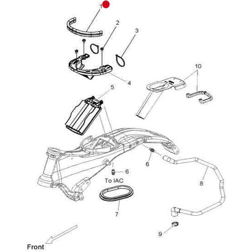 Air Box Seal by Polaris 5521777 Airbox Gasket