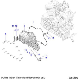 Seal-Crank Inlet by Polaris 5416457 OEM Seal