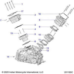 Seal-Valve Cover Rear by Polaris 5416584 Valve Cover Gasket