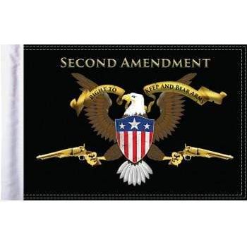 Parts Unlimited Specialty Flag Second Amendment Flag - 6" x 9" by Pro Pad FLG-2AMND