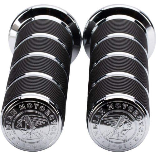 Off Road Express Grips Select Handlebar Grips Indian - Chrome by Polaris 2882828-156