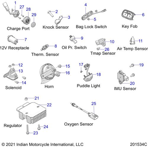 Sensor-Knock Bosch by Polaris 2413713 Detonation Sensor