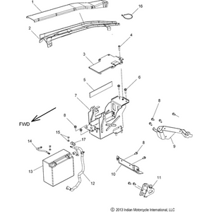 Shield Heat by Polaris 5256421-329 OEM Hardware