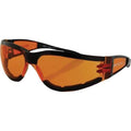 Shield II Sunglasses Black W/Amber Lens by Bobster