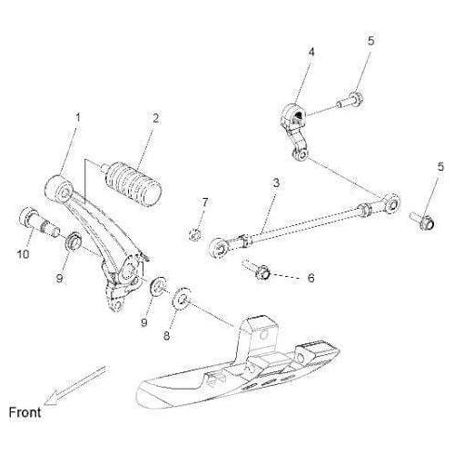 Off Road Express Shift Linkage Shift Linkage All Victory Cross & Vision Models by Polaris 1017606