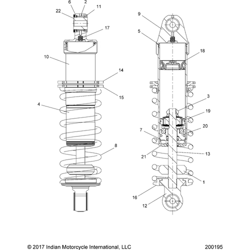 Off Road Express OEM Hardware Shock Cruiser by Polaris 1543840