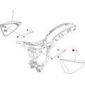 Side Cover Left Hand Cruiser Black by Polaris