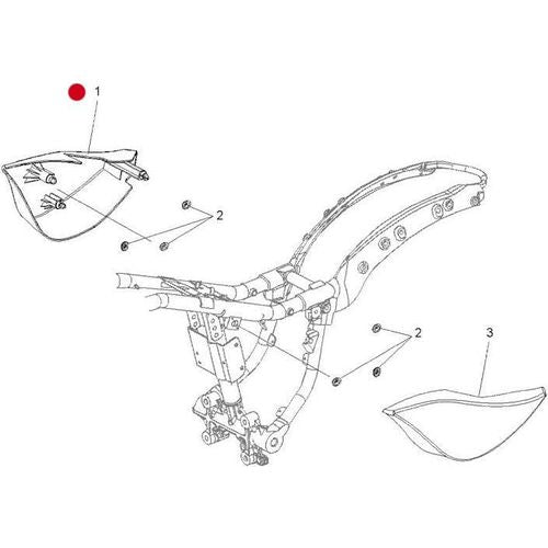 Side Cover Right Hand Flat Black by Polaris 5437327-463 Body Side Cover
