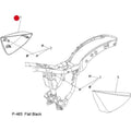 Side Cover Right Side Flat Black by Polaris 5437179-463 Body Side Cover