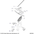 Signal Turn Rear Chrome by Polaris