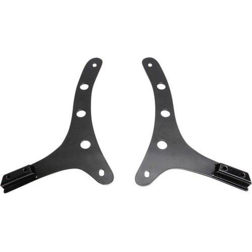 Sissy Bar Side Plates Indian Scout Black by Cycle Visions