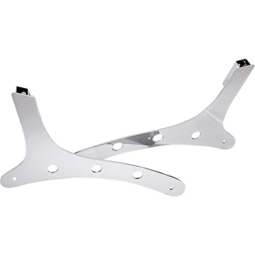 Parts Unlimited Sissy Bar Sissy Bar Side Plates Indian Scout Chrome by Cycle Visions CV3100