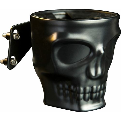 Western Powersports Beverage Holder Skull Perch Mount Holder Black by Kruzer Kaddy 1030