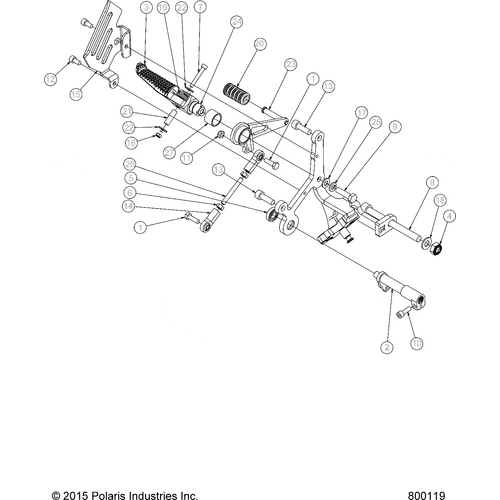 Sleeve, Shifter by Polaris 5415725 Shifter Repair