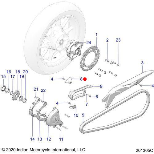Slider-Chain by Polaris 5454707 OEM Hardware