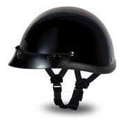 Smokey W/ Snaps- Hi-Gloss Black by Daytona Helmets