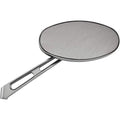 Smooth Oval Mirror Chrome Left 6" by Harddrive