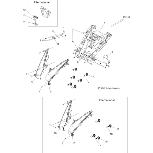 Socket, Tail by Polaris 4011435 OEM Hardware