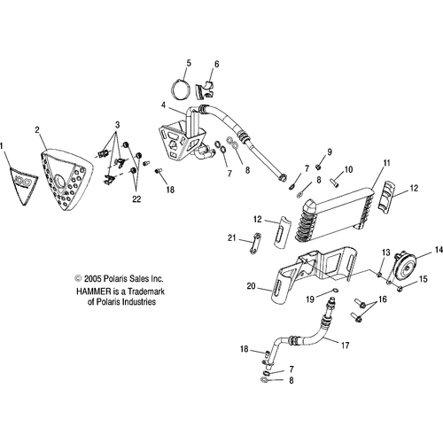 Spacer, Horn by Polaris 5133647 OEM Spacer