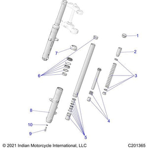 Spacer-Spring by Polaris 7558731 OEM Spacer