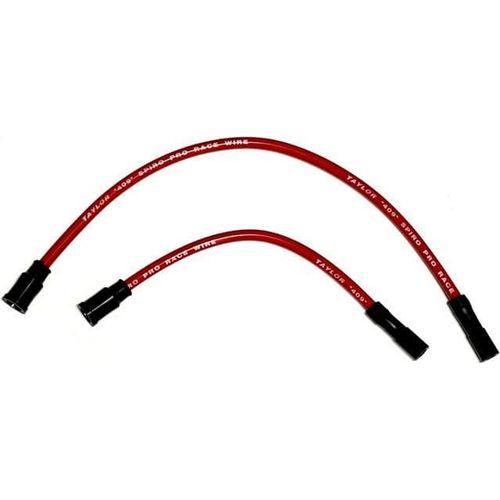 Circle Track Supply, Inc. > Spark Plug Wires > MOROSO Spark Plug Wire Loom,  4-Wire, 7-9 mm, Red & Chrome, Universal Pair