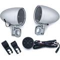 Speaker Pods Road Thunder w/ Bluetooth Audio Controller Chrome by MTX