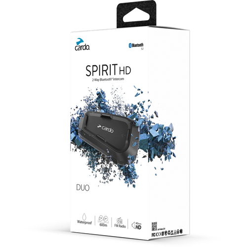 Western Powersports Drop Ship Bluetooth Headset Spirit HD Bluetooth Headset Duo by Cardo SPRT0102