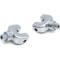Splined Passenger Board Mount Adapter Chrome by Kuryakyn