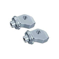 Splined Peg Adapter Chrome by Kuryakyn