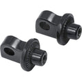 Splined Peg Adapter Gloss Black by Kuryakyn