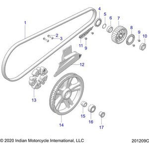 Sprocket-Drive 29Tooth W/Oflng by Polaris 3236338 Drive Belt Pulley