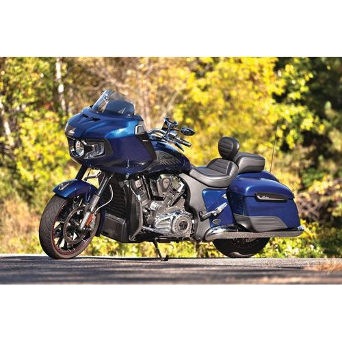 Standard Touring One Piece Seat with Driver Backrest for Indian by Mustang