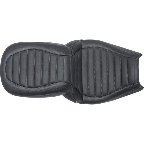 Standard Touring One Piece Seat with Driver Backrest for Indian by Mustang