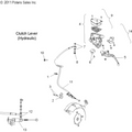 Steering, Clutch Lever - 2012 Victory Vision/Aness All Options - V12Sw36/Aw36