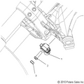 Steering, Fork Lock, Intl - 2011 Victory Kingpin All Options - V11Ca36/Cb36