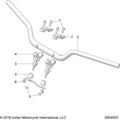 Steering, Handlebar Mntg - 2019 Indian Ftr 1200 Rally Le
