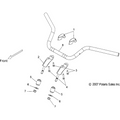 Steering, Handlebar Mounting - 2008 Victory Vegas/Vegas 8 Ball/Vegas Low All Options - V08Ab26/Gb26/Lb26