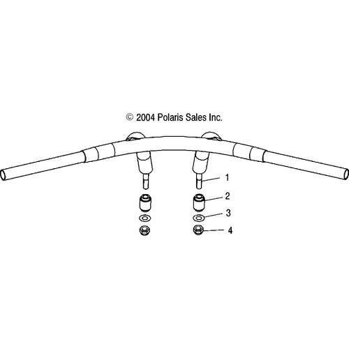 Steering, Handlebar Mounting (Nss) - 2005 Victory Victory Vegas All Options - V05Ab16/Ec16/Gb16 Schematic 5491 OEM Schematic