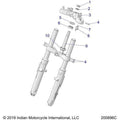 Steering, Upper And Lower Clamps All Options - 2021 Indian Scout Sixty