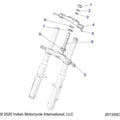 Steering, Upper And Lower Clamps All Options - 2022 Indian Chief 111