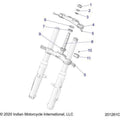Steering, Upper And Lower Clamps All Options - 2022 Indian Chief Bobber 111