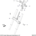 Steering, Upper And Lower Clamps All Options - 2022 Indian Pursuit Limited / Limited Premium