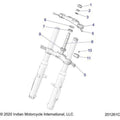 Steering, Upper And Lower Clamps All Options - 2022 Indian Super Chief Limited 116