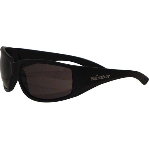 Stink-Bomb Safety Eyewear Matte Black W/Smoke Lens by Bomber ST103 Sunglasses