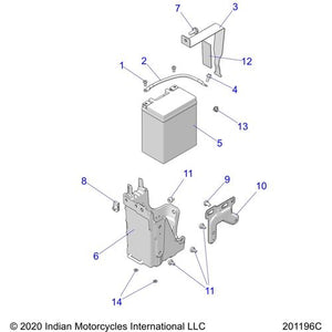 Off Road Express OEM Hardware Strap Battery by Polaris