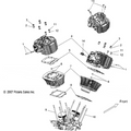 Stud, Cylinder Mounting, M8-M9 by Polaris 5139183 Stud