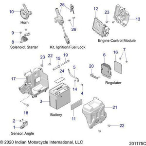 Stud-Mounting Voltage Reg by Polaris 5265993 Stud