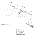 Support, Footpeg, LH by Polaris 1016658-516 OEM Hardware