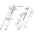 Suspension, Forks, Front And Clamp Asm. - 2007 Victory Jackpot/Ness All Options - V07Xb26/Bc26
