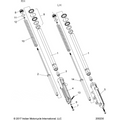 Suspension, Front Forks All Options - 2019 Indian Scout 1200